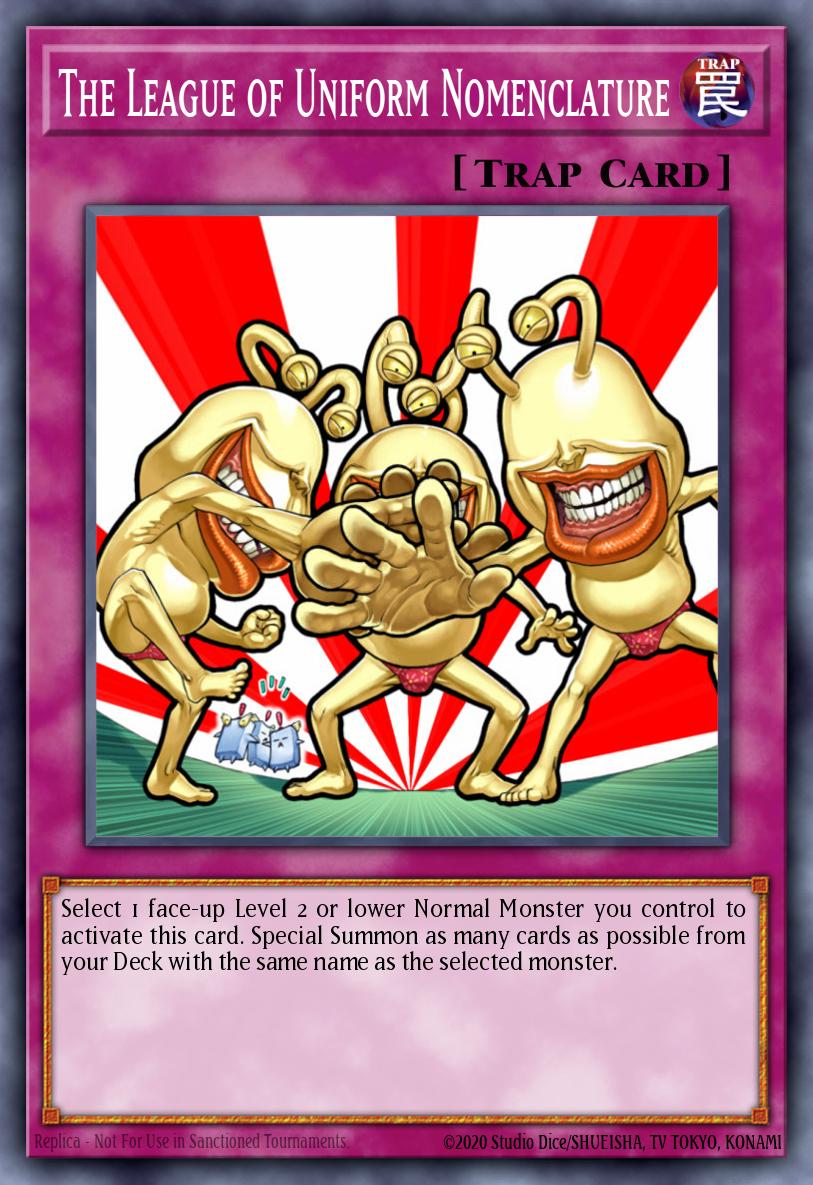 The League of Uniform Nomenclature